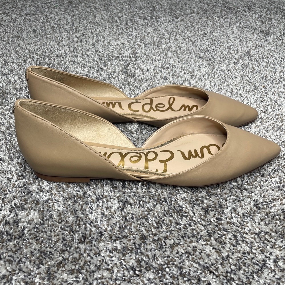 NWT Sam Edelman Rodney Tan Leather Flats 9.5